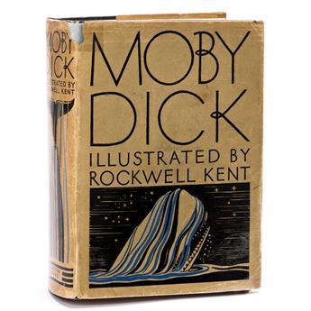 Melville, Herman (1819-1891) illus. Rockwell Kent (1882-1971) Moby Dick, or The Whale.